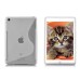 S-Line Flexible TPU Skin Case for iPad Mini 1/2/3 - White