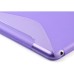 S-Line Pattern Matte And Transparent Flexible TPU Jelly Gel Snap-On Case Cover For iPad Air iPad 5