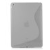 S-Line Pattern Matte And Transparent Flexible TPU Jelly Gel Snap-On Case Cover For iPad Air iPad 5