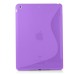 S-Line Pattern Matte And Transparent Flexible TPU Jelly Gel Snap-On Case Cover For iPad Air iPad 5