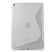 S-Line Pattern Matte And Transparent Flexible TPU Jelly Gel Snap-On Case Cover For iPad Air iPad 5