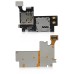 SIM Card Connector and Memory Card Holder Flex Cable For Samsung Galaxy Note 2 N7100