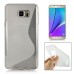 S Line TPU Case Cover For Samsung Galaxy Note 5 - Transparent White