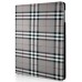 Scotland Grid Pattern 360 Degree Rotatable Flip Stand Leather Case Cover for iPad 2/3/4 - Grey