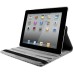 Scotland Grid Pattern 360 Degree Rotatable Flip Stand Leather Case Cover for iPad 2/3/4 - Grey