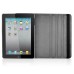 Scotland Grid Pattern 360 Degree Rotatable Flip Stand Leather Case Cover for iPad 2/3/4 - Grey