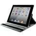 Scotland Grid Pattern 360 Degree Rotatable Flip Stand Leather Case Cover for iPad 2/3/4 - Khaki