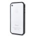 Separate Piece Elegant And Slim SGP PC And Silicone Bumper For iPhone 4/ 4s  - Black