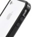 Separate Piece Elegant And Slim SGP PC And Silicone Bumper For iPhone 4/ 4s  - Black