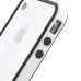 Separate Piece Elegant And Slim SGP PC And Silicone Bumper For iPhone 4/ 4s  - White