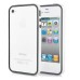 Separate Piece Elegant And Slim SGP PC And Silicone Bumper For iPhone 4/ 4s  - White