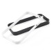 Separate Piece Elegant And Slim SGP PC And Silicone Bumper For iPhone 4/ 4s  - White