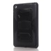 Shell 2 in 1 Hybrid Plastic And TPU Kickstand Defender Case For iPad Mini 4 - Black