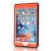 Shell 2 in 1 Hybrid Plastic And TPU Kickstand Defender Case For iPad Mini 4 - Orange