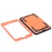 Shell 2 in 1 Hybrid Plastic And TPU Kickstand Defender Case For iPad Mini 4 - Orange