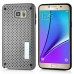 Shock Proof Hybrid TPU Aluminium Metal Heat Dissipation Defender Case Stand Cover For Samsung Galaxy Note 5 - Grey