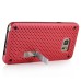 Shock Proof Hybrid TPU Aluminium Metal Heat Dissipation Defender Case Stand Cover For Samsung Galaxy Note 5 - Red