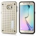 Shock Proof Hybrid TPU Aluminium Metal Heat Dissipation Defender Case Stand Cover For Samsung Galaxy S6 Edge Plus - Gold