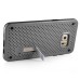 Shock Proof Hybrid TPU Aluminium Metal Heat Dissipation Defender Case Stand Cover For Samsung Galaxy S6 Edge Plus - Grey