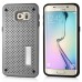 Shock Proof Hybrid TPU Aluminium Metal Heat Dissipation Defender Case Stand Cover For Samsung Galaxy S6 Edge Plus - Grey