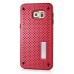 Shock Proof Hybrid TPU Aluminium Metal Heat Dissipation Defender Case Stand Cover For Samsung Galaxy S6 Edge Plus - Red