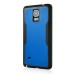 Shockproof PC and TPU Protective Back Case for Samsung Galaxy Note 4 - Black/Dark Blue