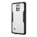 Shockproof PC and TPU Protective Back Case for Samsung Galaxy Note 4 - Black/White