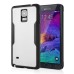 Shockproof PC and TPU Protective Back Case for Samsung Galaxy Note 4 - Black/White