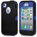 Shockproof Rugged Plastic And Rubber Gel Hard Hybrid Case Cover For iPhone 4 4S