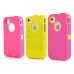 Shockproof Rugged Plastic And Rubber Gel Hard Hybrid Case Cover For iPhone 4 4S