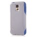 Shockproof TPU and PC 2 in 1 Hybrid Case for Samsung Galaxy S5 G900 - Blue/Gray