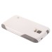 Shockproof TPU and PC 2 in 1 Hybrid Case for Samsung Galaxy S5 G900 - Gray/White