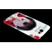 Shy Girl In Red Pattern Back Cover For Samsung Galaxy Note 2 N7100