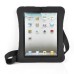 Silicone Case with Strap for iPad 2/3/4 - Black