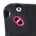 Silicone Case with Strap for iPad 2/3/4 - Black