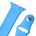 Silicone Strap Bracelet Fitness Sport Band Replacement For Apple Watch 38 mm - Blue