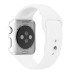 Silicone Strap Bracelet Fitness Sport Band Replacement For Apple Watch 38 mm - White