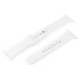 Silicone Strap Bracelet Fitness Sport Band Replacement For Apple Watch 38 mm - White