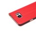 Simple Flip Wallet Genuine Leather Case for Samsung Galaxy S7 Edge G935 - Red