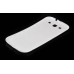 Sleek Brushed Aluminum Back Cover For Samsung Galaxy S3 i9300 - Black / White