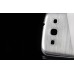 Sleek Brushed Aluminum Back Cover For Samsung Galaxy S3 i9300 - Silver / White