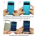 Sleek Glam S View Wake Sleep Flip Case For Samsung Galaxy S4 i9500 - Blue