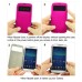 Sleek Glam S View Wake Sleep Flip Case For Samsung Galaxy S4 i9500 - Pink