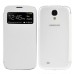 Sleek Glam S View Wake Sleep Flip Case For Samsung Galaxy S4 i9500 - White