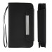 Sleek Leather Magnetic Wallet Flip Case With Card Slots And String For iPhone 4 / 4S - Black