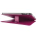 Sleek Magnetic Leather Stand Case Cover With Various Viewing Angles For iPad 2 / 3 / 4 - Magenta