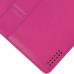 Sleek Magnetic Leather Stand Case Cover With Various Viewing Angles For iPad 2 / 3 / 4 - Magenta