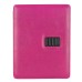 Sleek Magnetic Leather Stand Case Cover With Various Viewing Angles For iPad 2 / 3 / 4 - Magenta