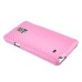 Sleek Mat lines style Leather Vertical Flip Case for Samsung Galaxy Note 4 - Pink