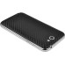 Sleek Slim Mat Texture Carbon Fiber Back Cover For Samsung Galaxy Note 2 N7100 - Black